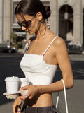 Lace-Up Crop Top