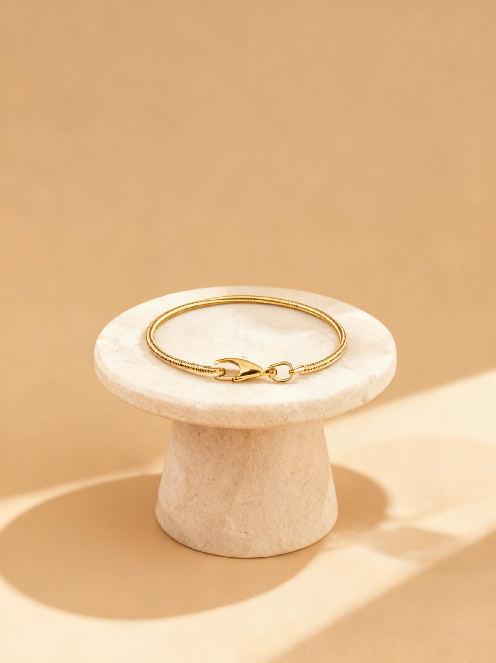 Étoile gold bracelet Fine Gold snake chain