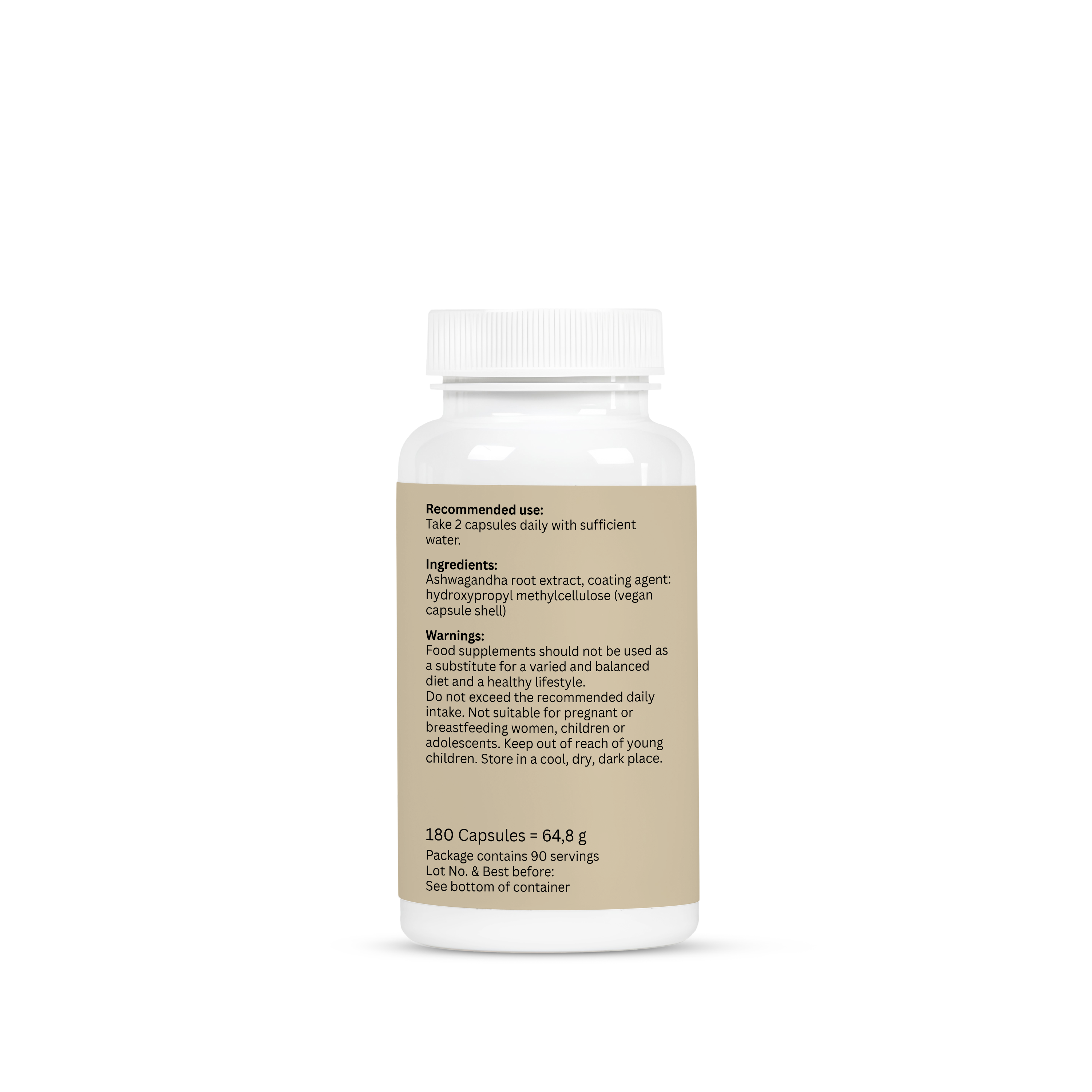 Ashwagandha – 180 Capsules