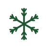 Schneeflocke Icon Frische